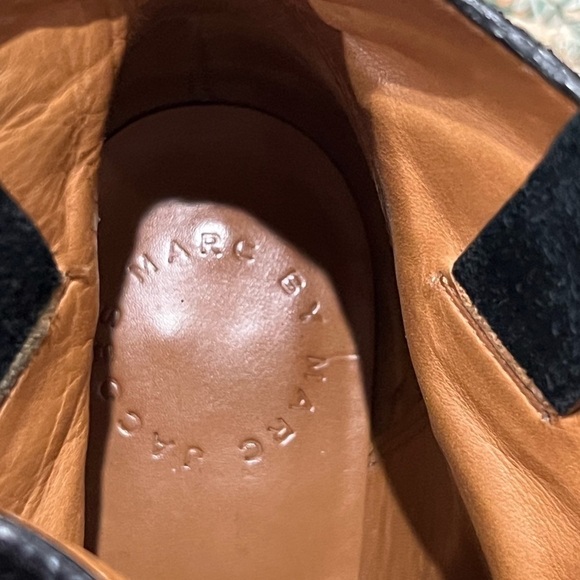 Marc By Marc Jacobs Black Suede Heeled Ankle Boots Size 36 Women’s - Picture 4 of 9